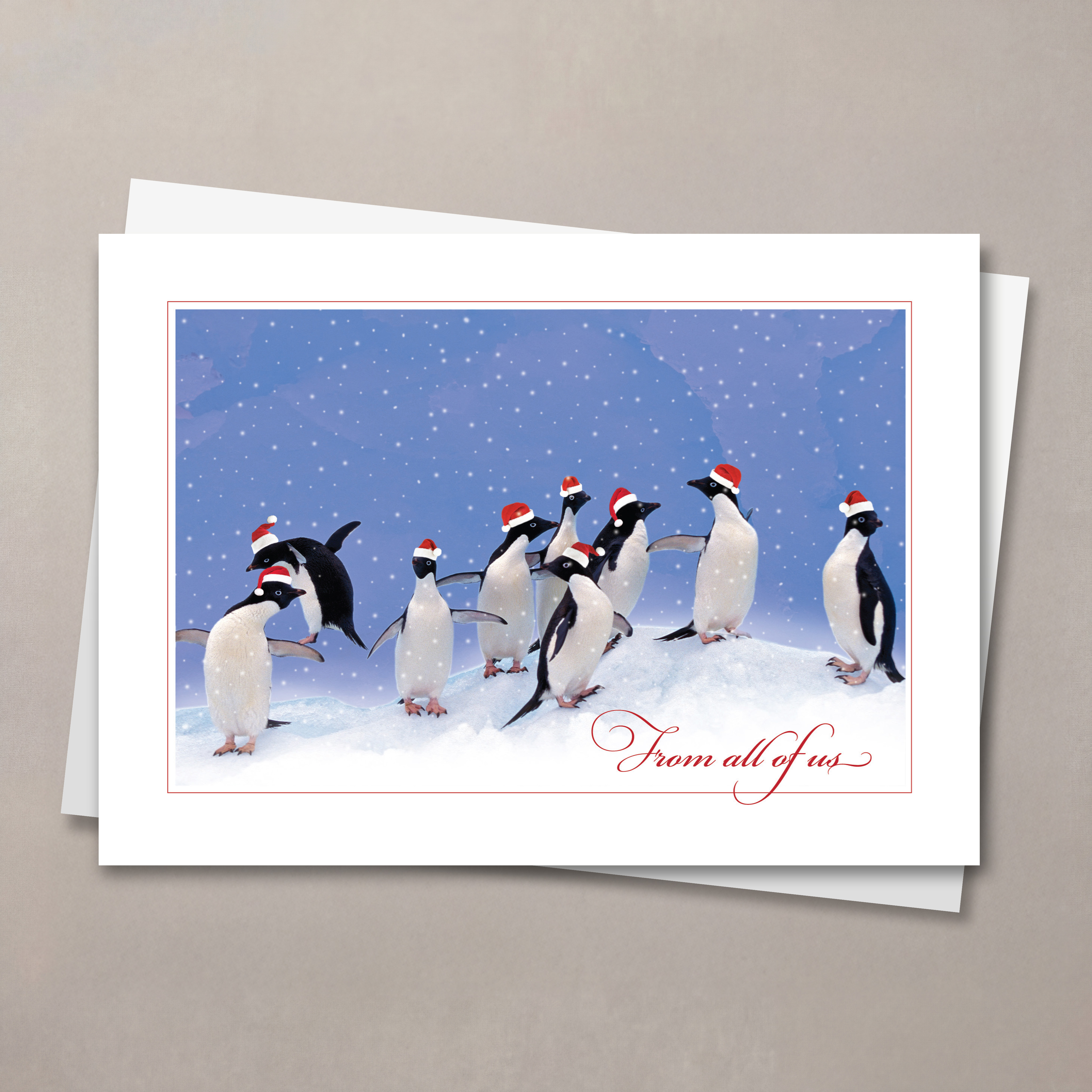 Penguin Party Christmas Card