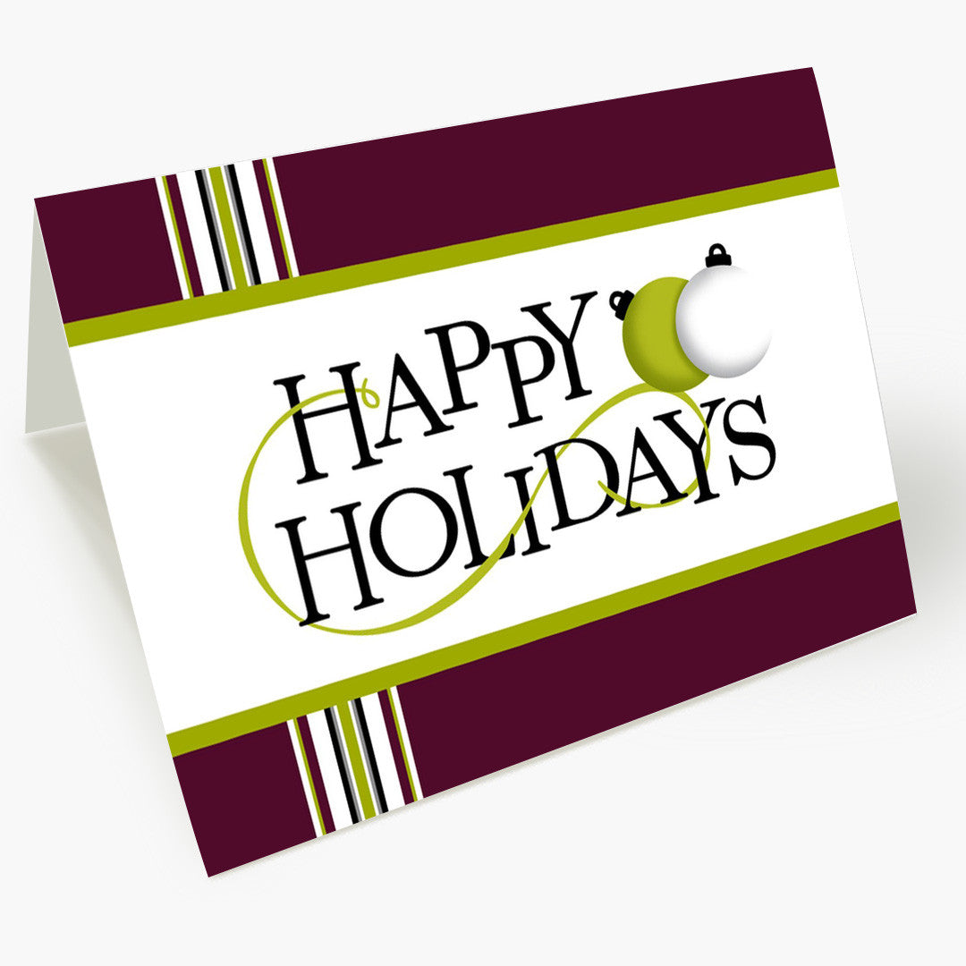 Perky Happy Holidays Holiday Card