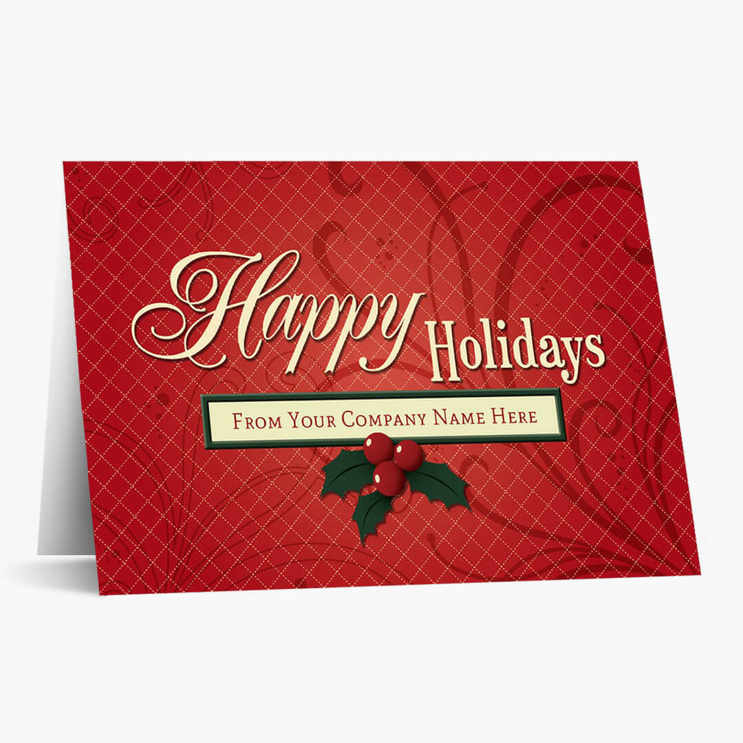 Personalized Greetings Holiday Card