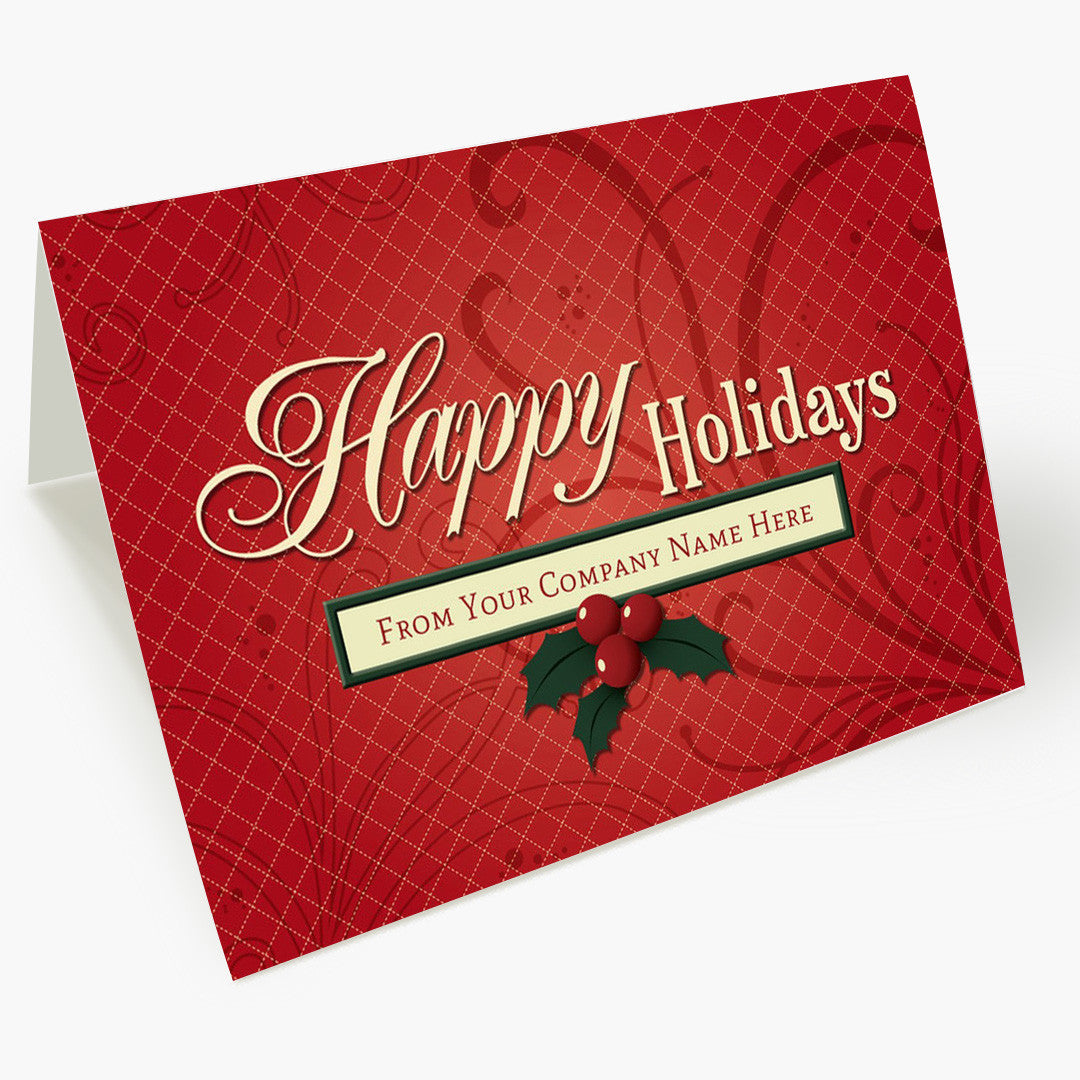 Personalized Greetings Holiday Card