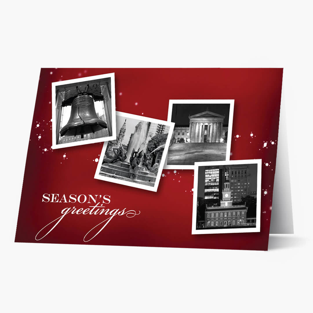 Philadelphia Icons Christmas Card