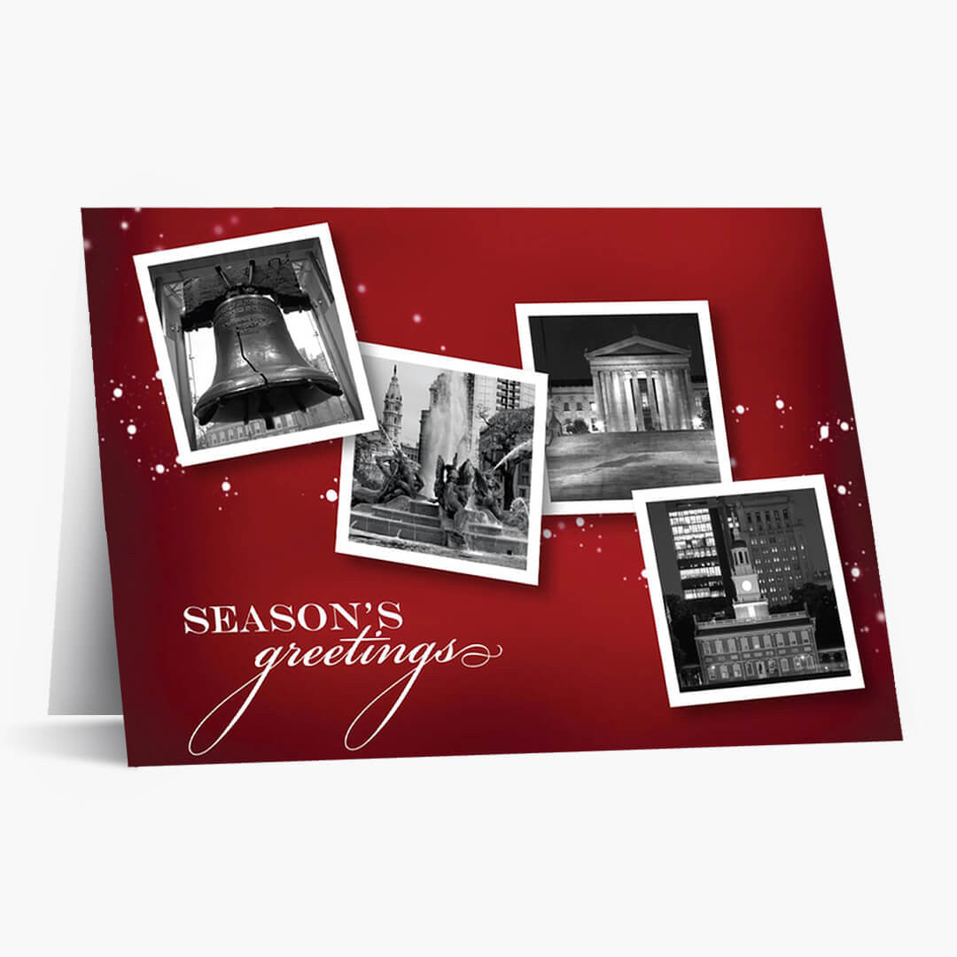 Philadelphia Icons Christmas Card