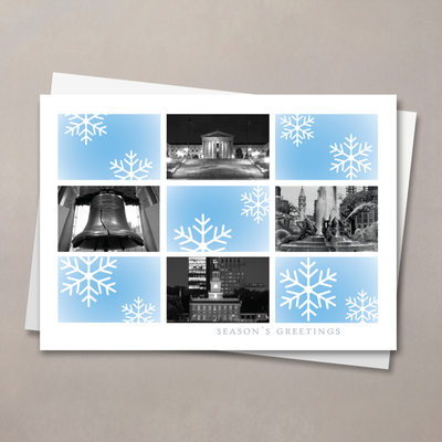 Philadelphia Snowflake Holiday Card