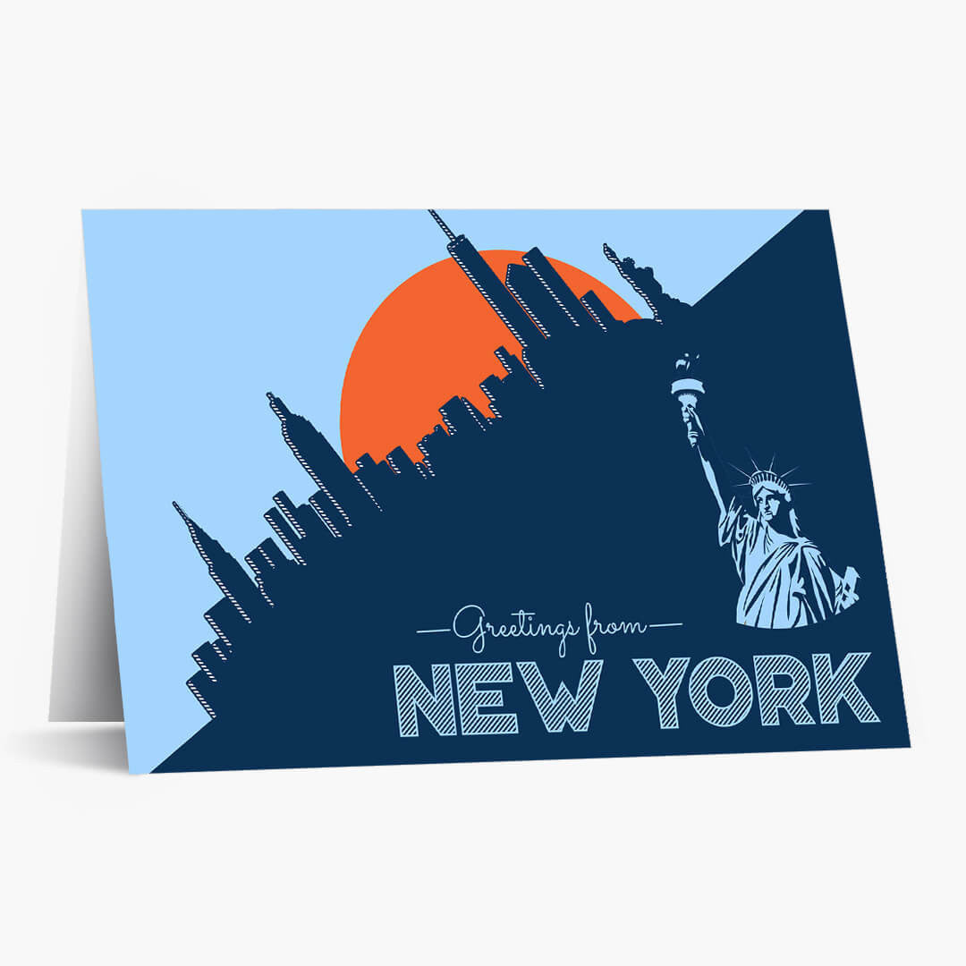 Pop Art New York Business Greeting Card