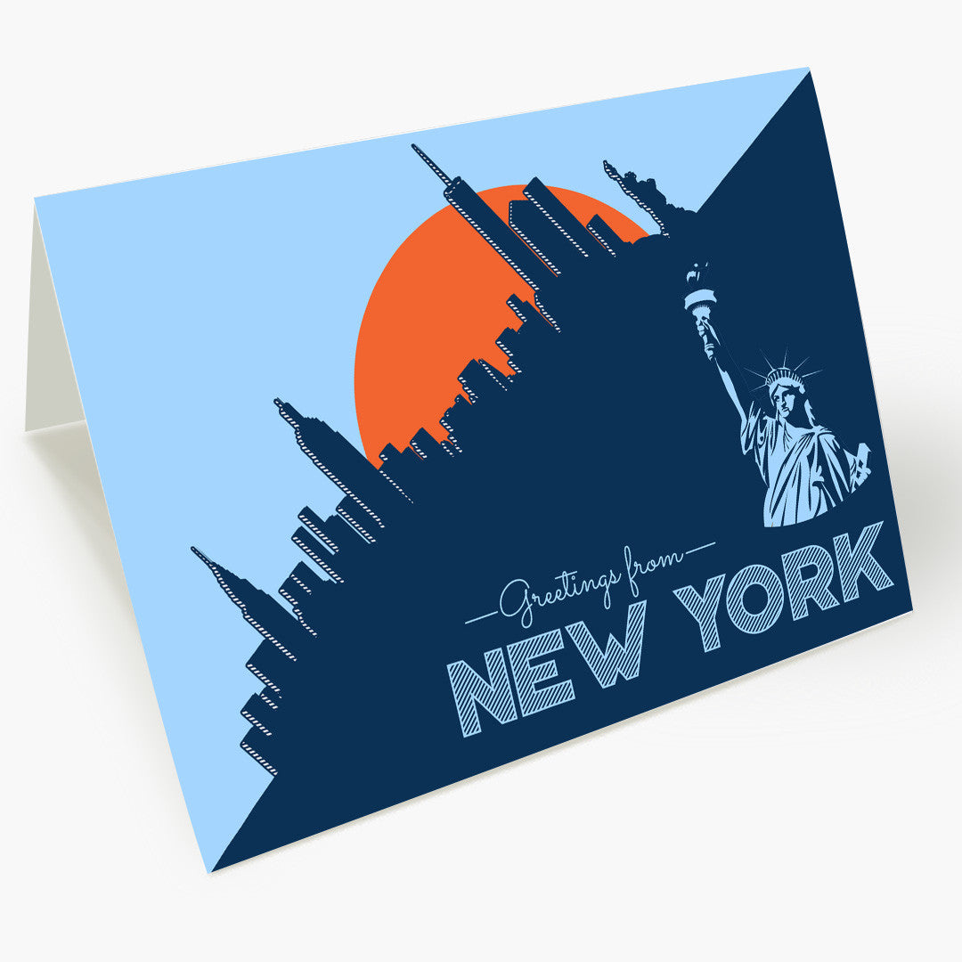 Pop Art New York Business Greeting Card