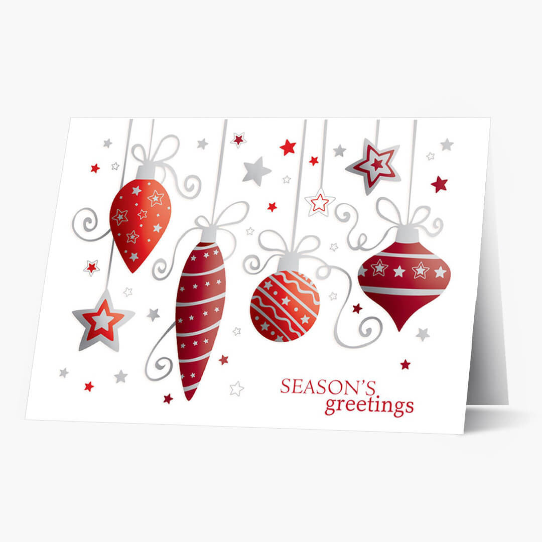 Pretty Ornaments Holiday Card