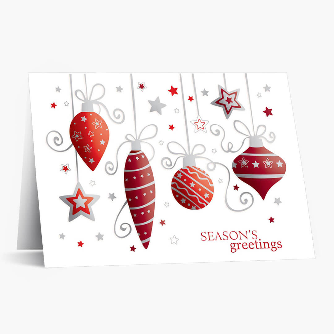 Pretty Ornaments Holiday Card