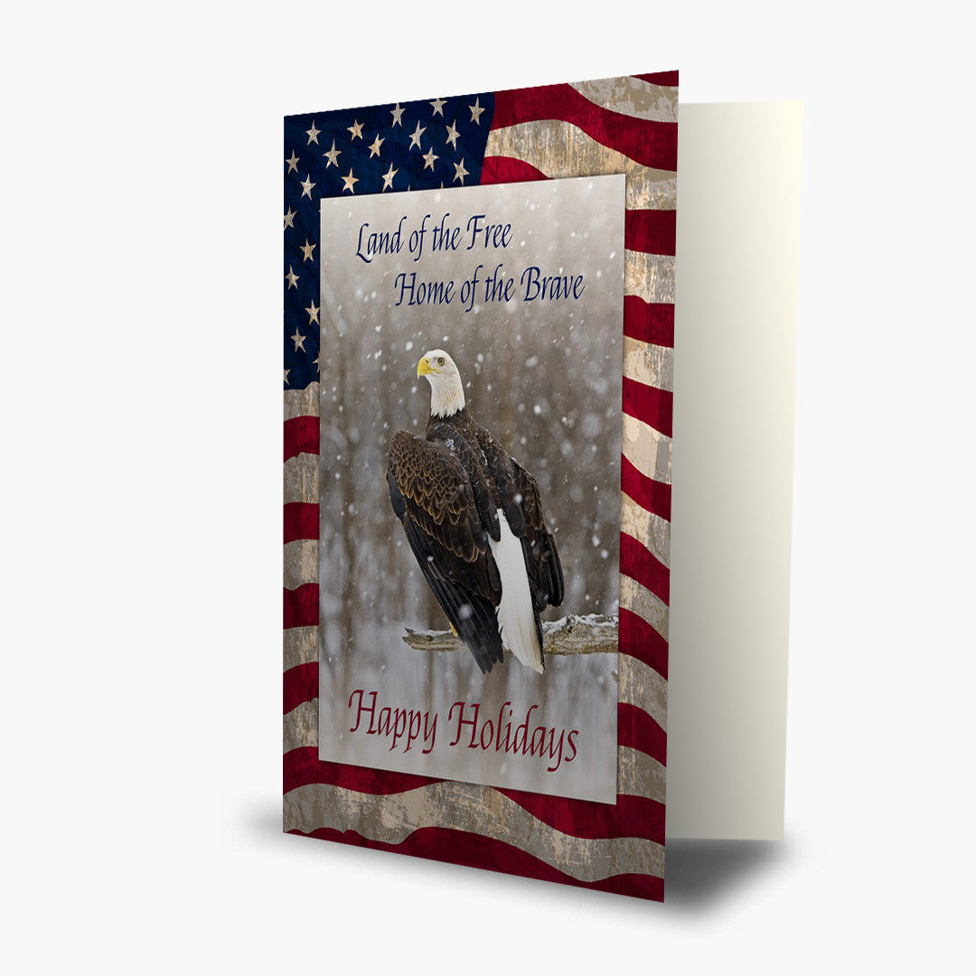 Proud Eagle Holiday Card
