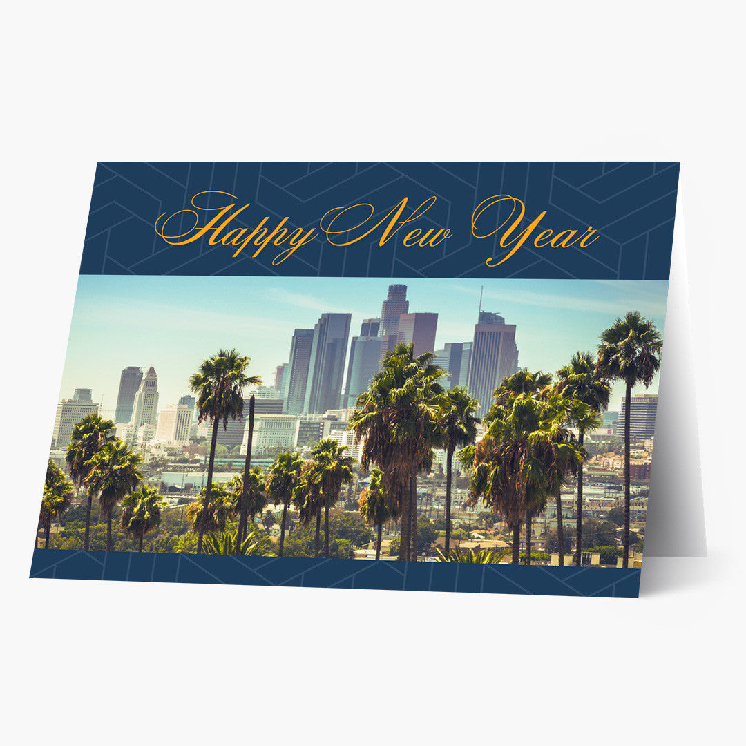 Radiant Horizons New Year Card - Los Angeles