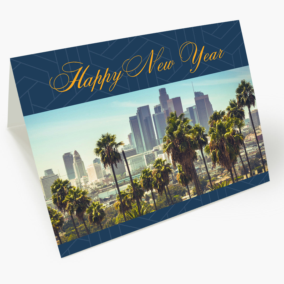 Radiant Horizons New Year Card - Los Angeles