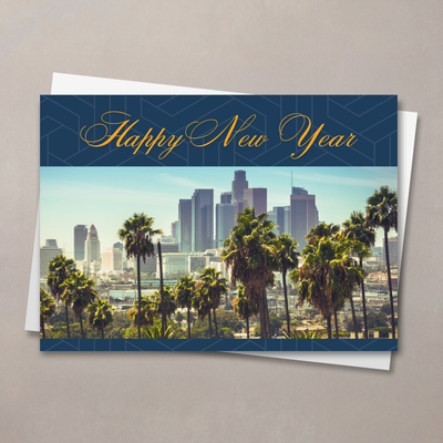 Radiant Horizons New Year Card - Los Angeles