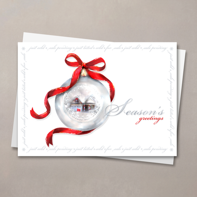 Real Estate Ornament Christmas Card