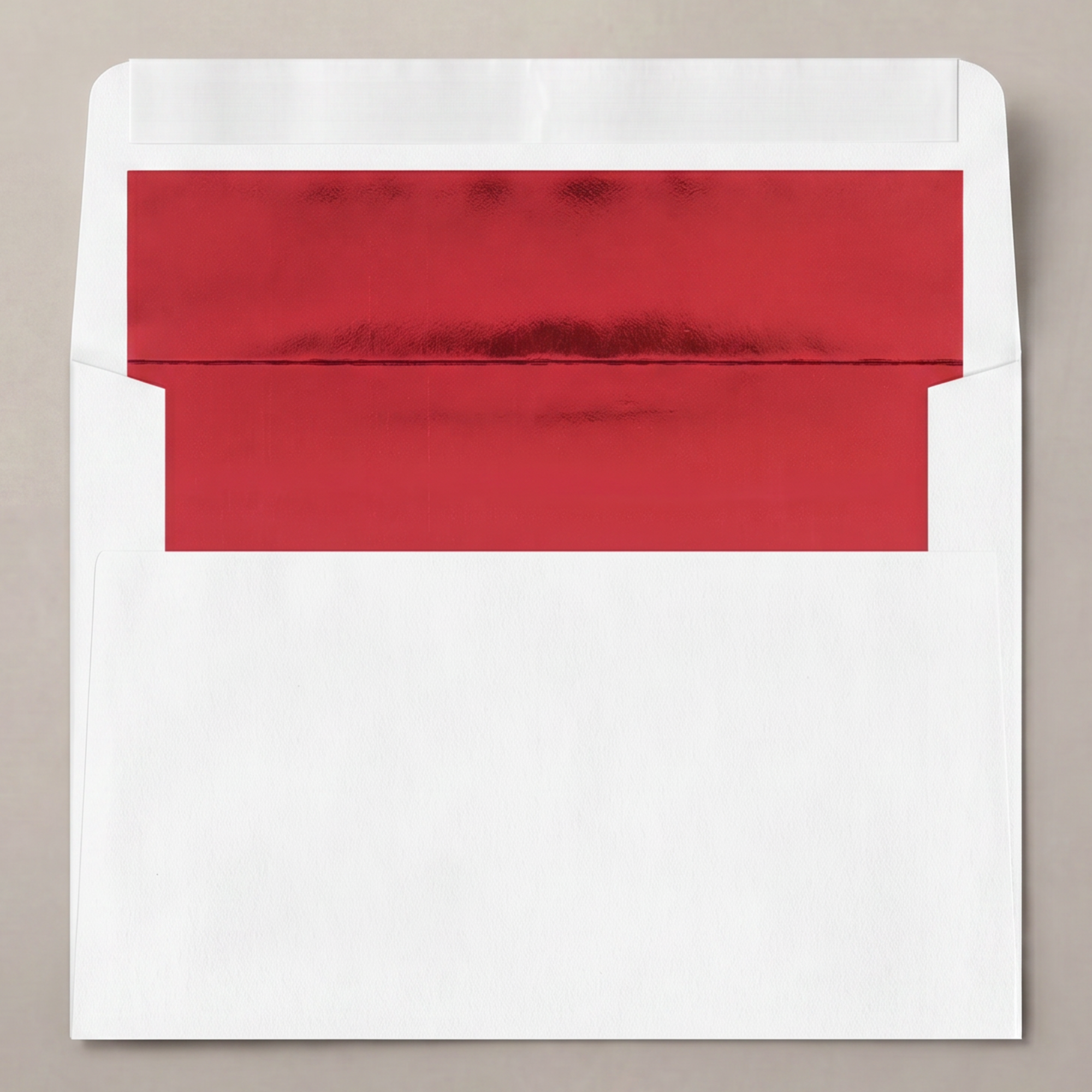 White Fastick Envelopes - Red Lined - Upgrade