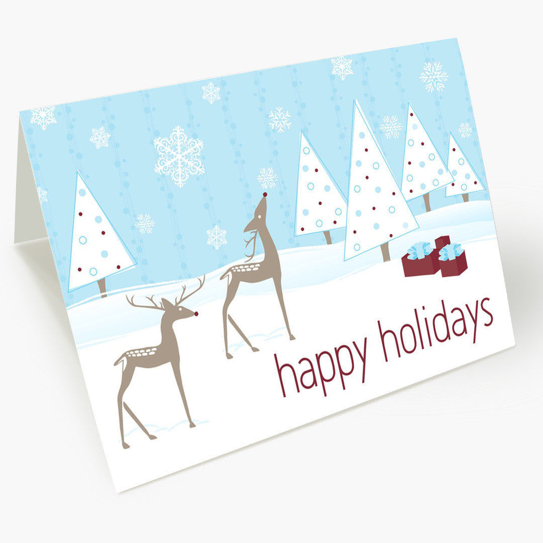 Reindeer Wishes Holiday Card