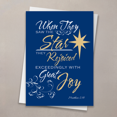 Rejoiced With Joy Christmas Card