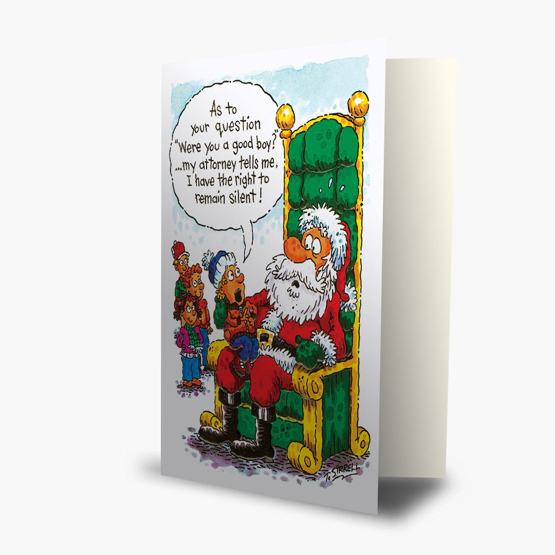 Remain Silent Christmas Card