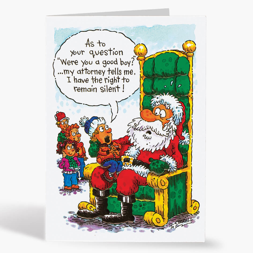 Remain Silent Christmas Card