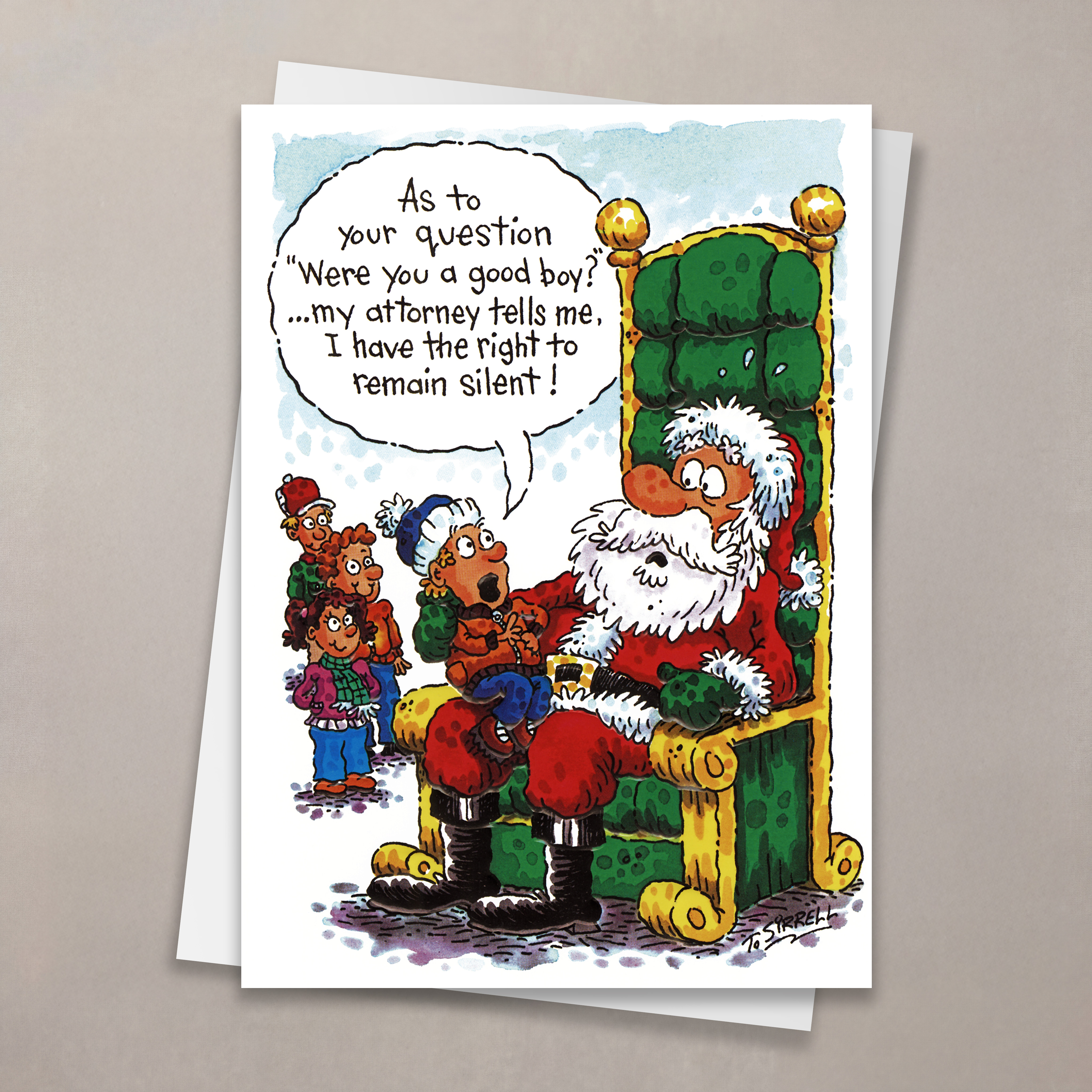 Remain Silent Christmas Card