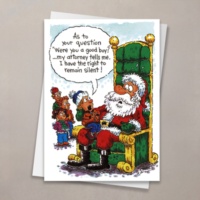 Remain Silent Christmas Card