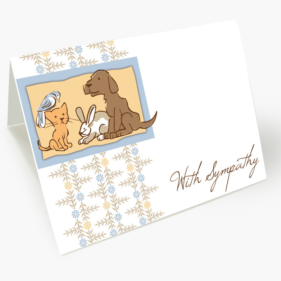 Remembrance Pet Sympathy Card
