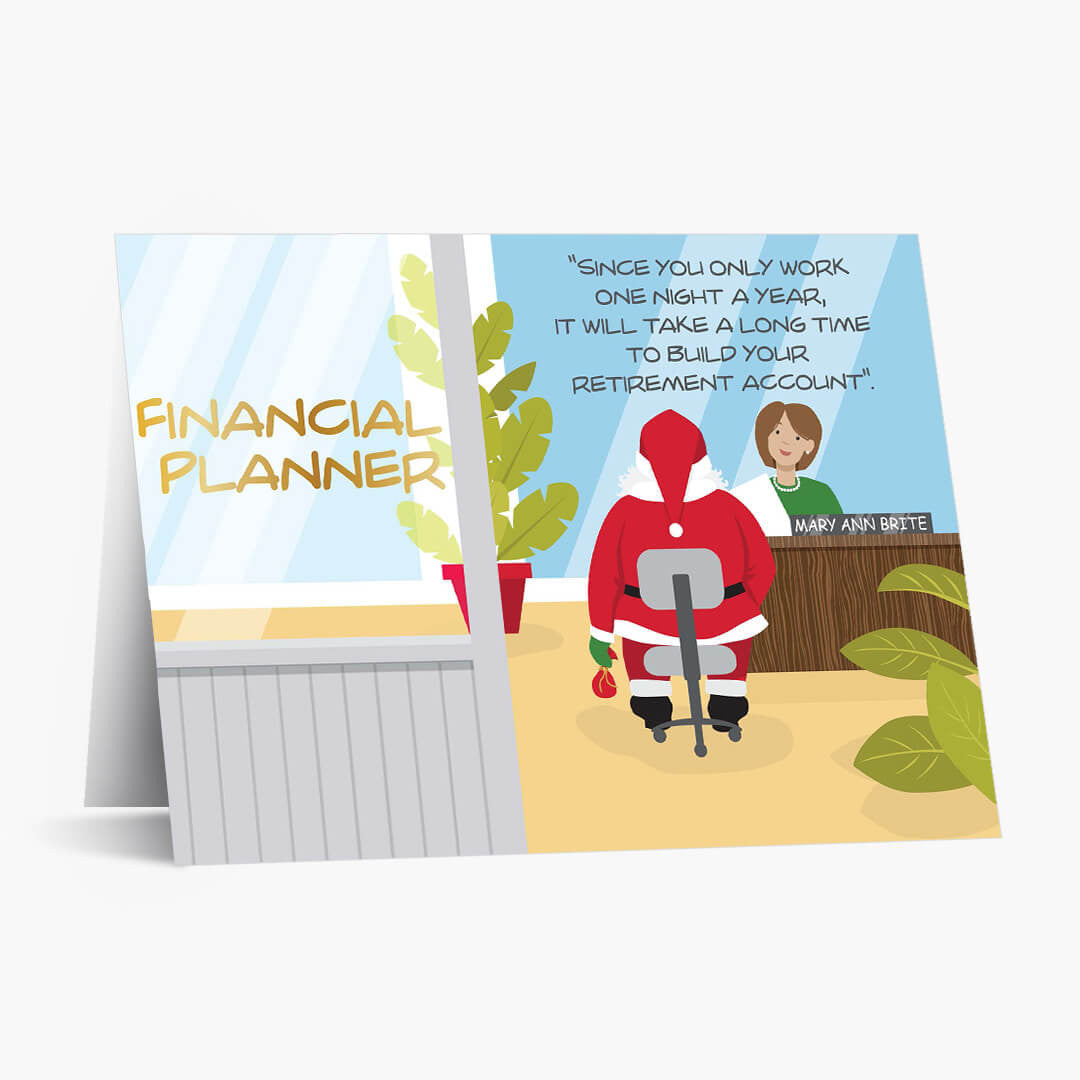 Retirement Planning Christmas Card