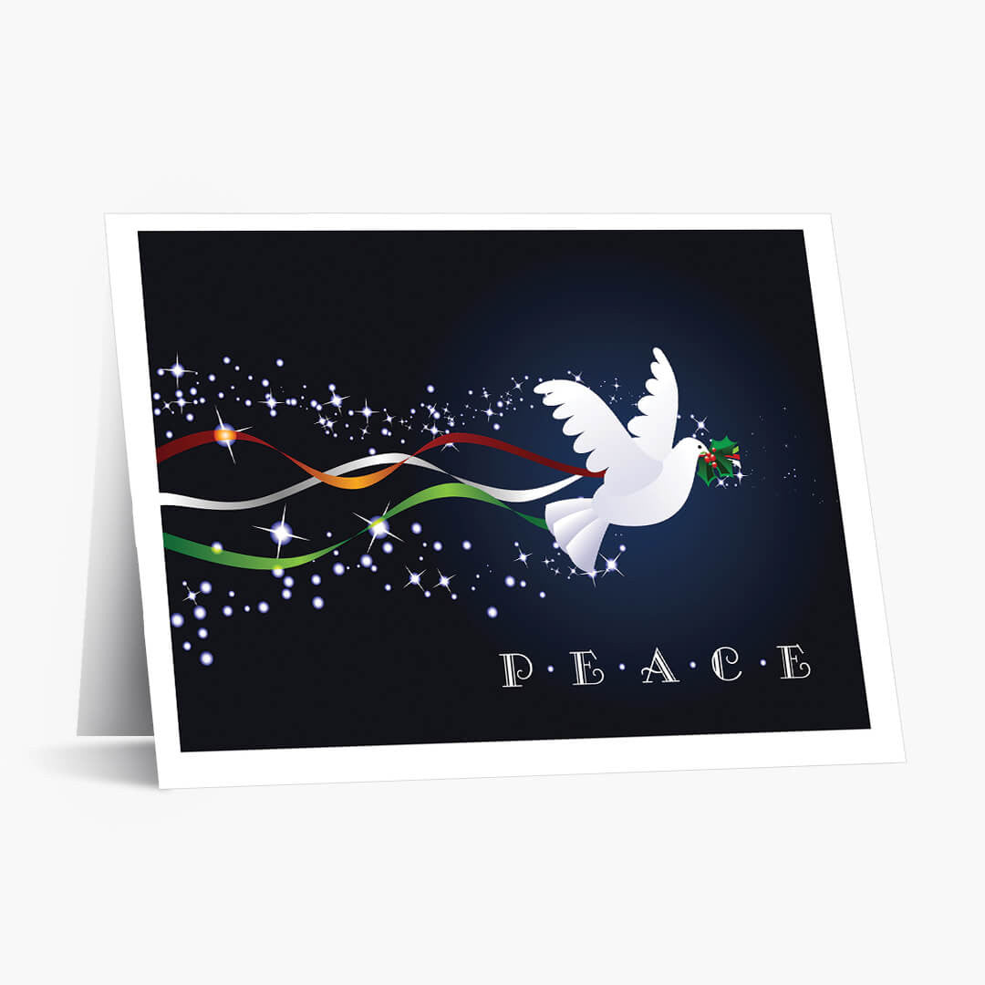 Ribbons of Peace Christmas Card