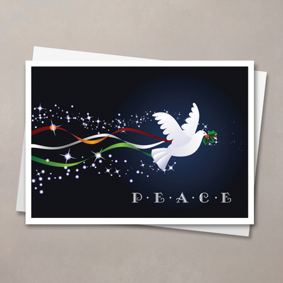 Ribbons of Peace Christmas Card
