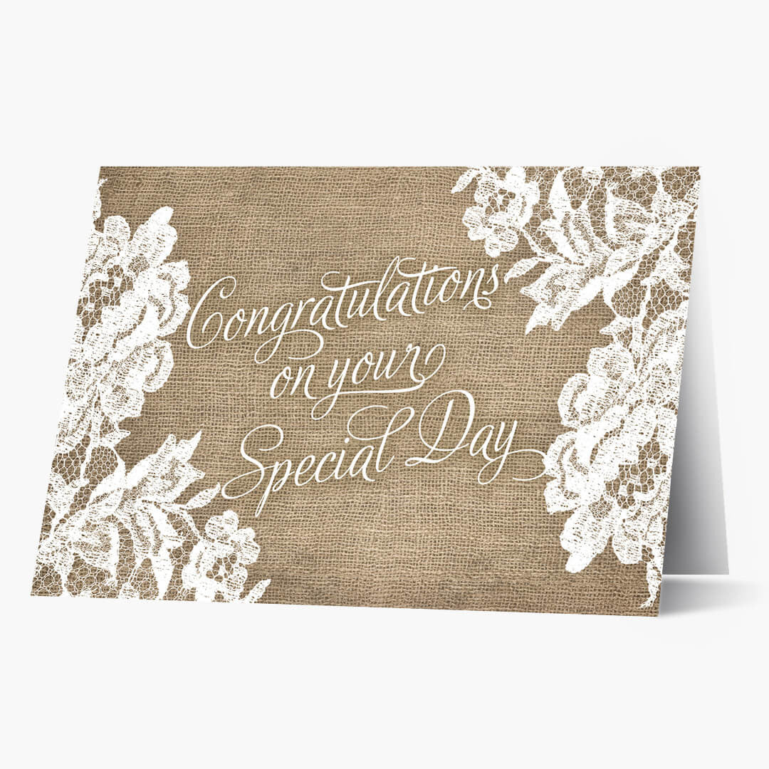 Rustic Lake Congratulations
