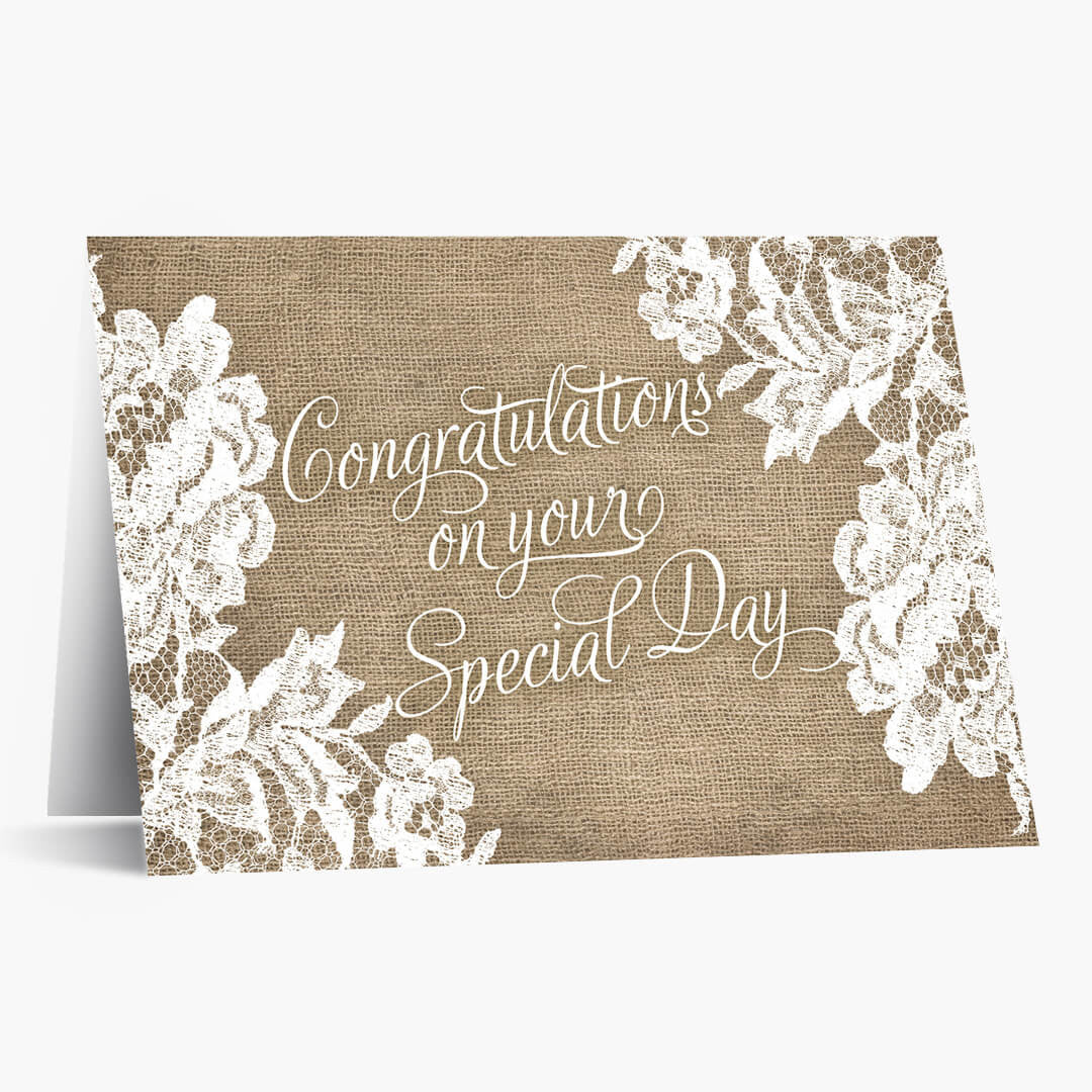 Rustic Lake Congratulations