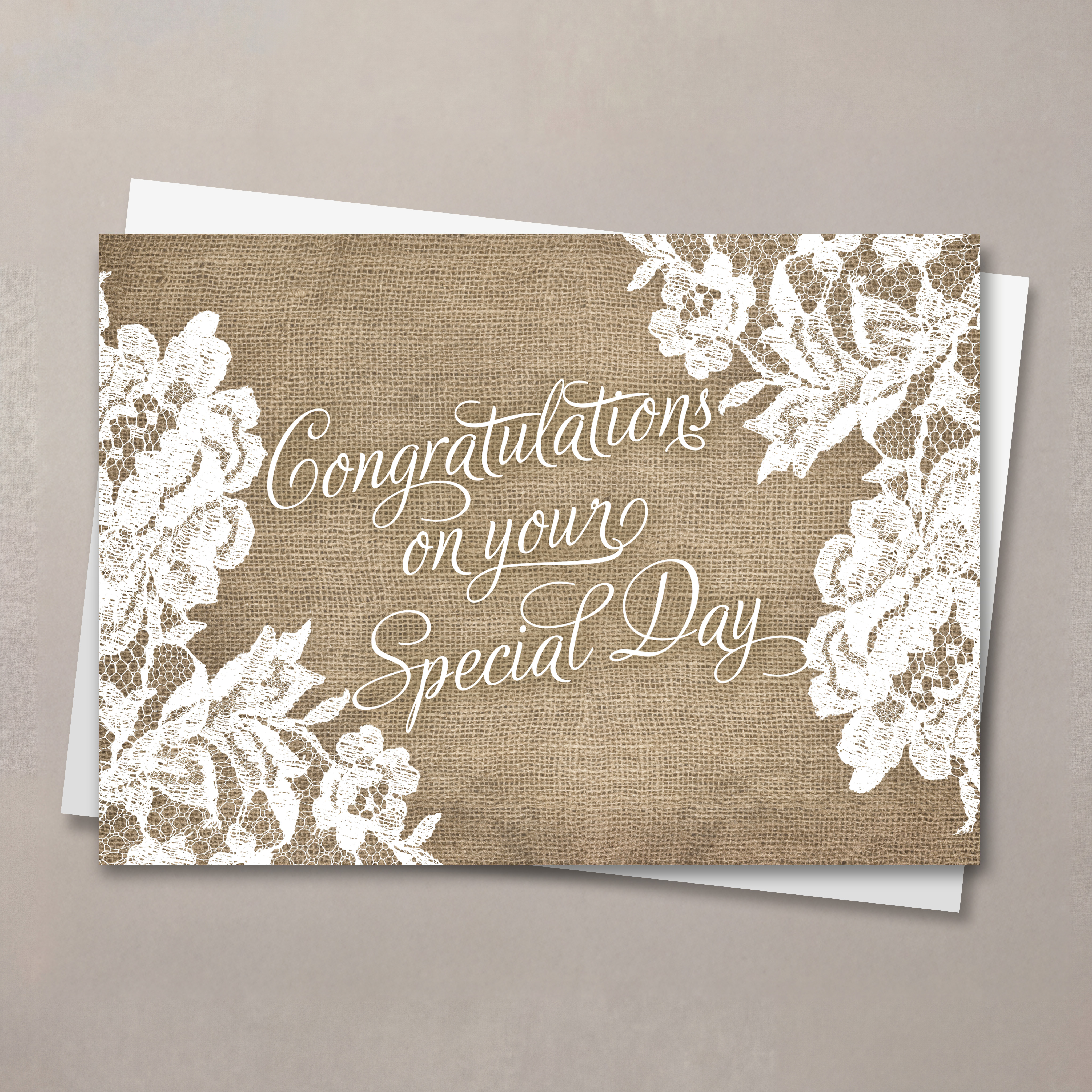 Rustic Lake Congratulations