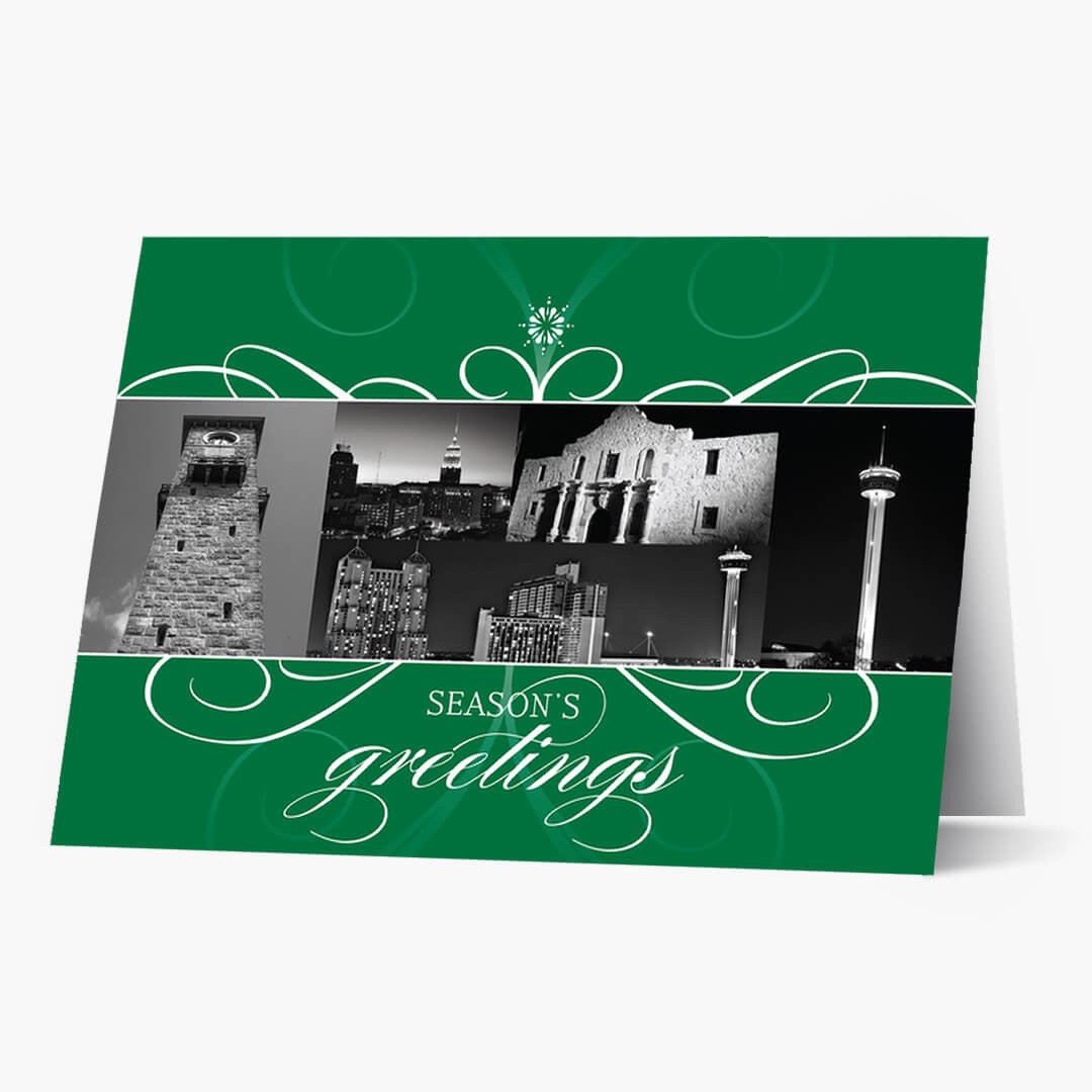 San Antonio Florish Christmas Card