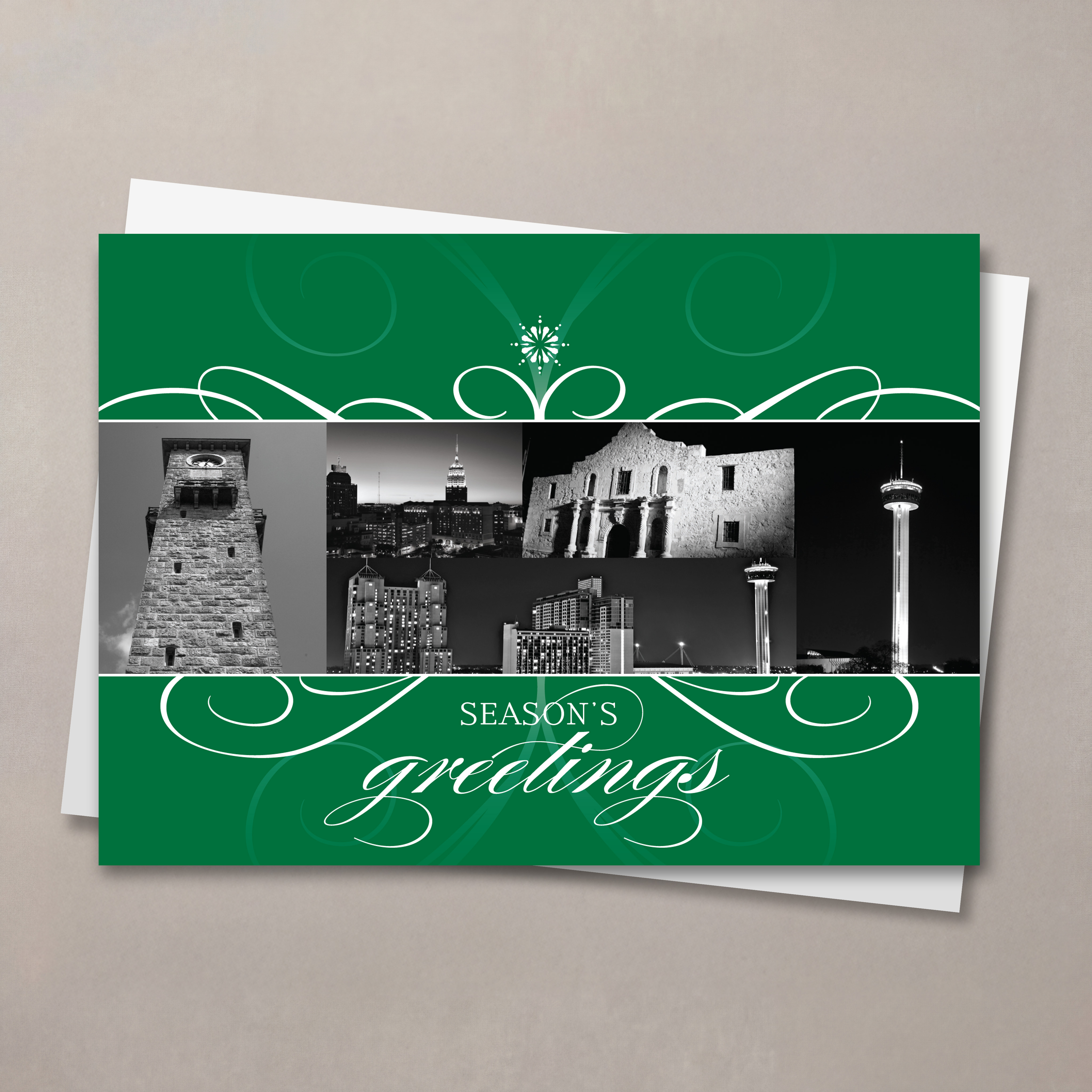 San Antonio Florish Christmas Card