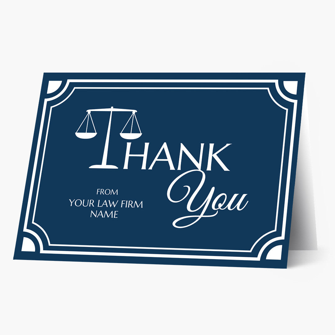 Scales Law Firm Thank You Card