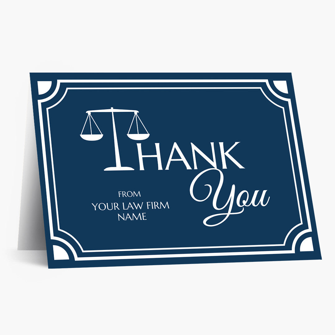 Scales Law Firm Thank You Card