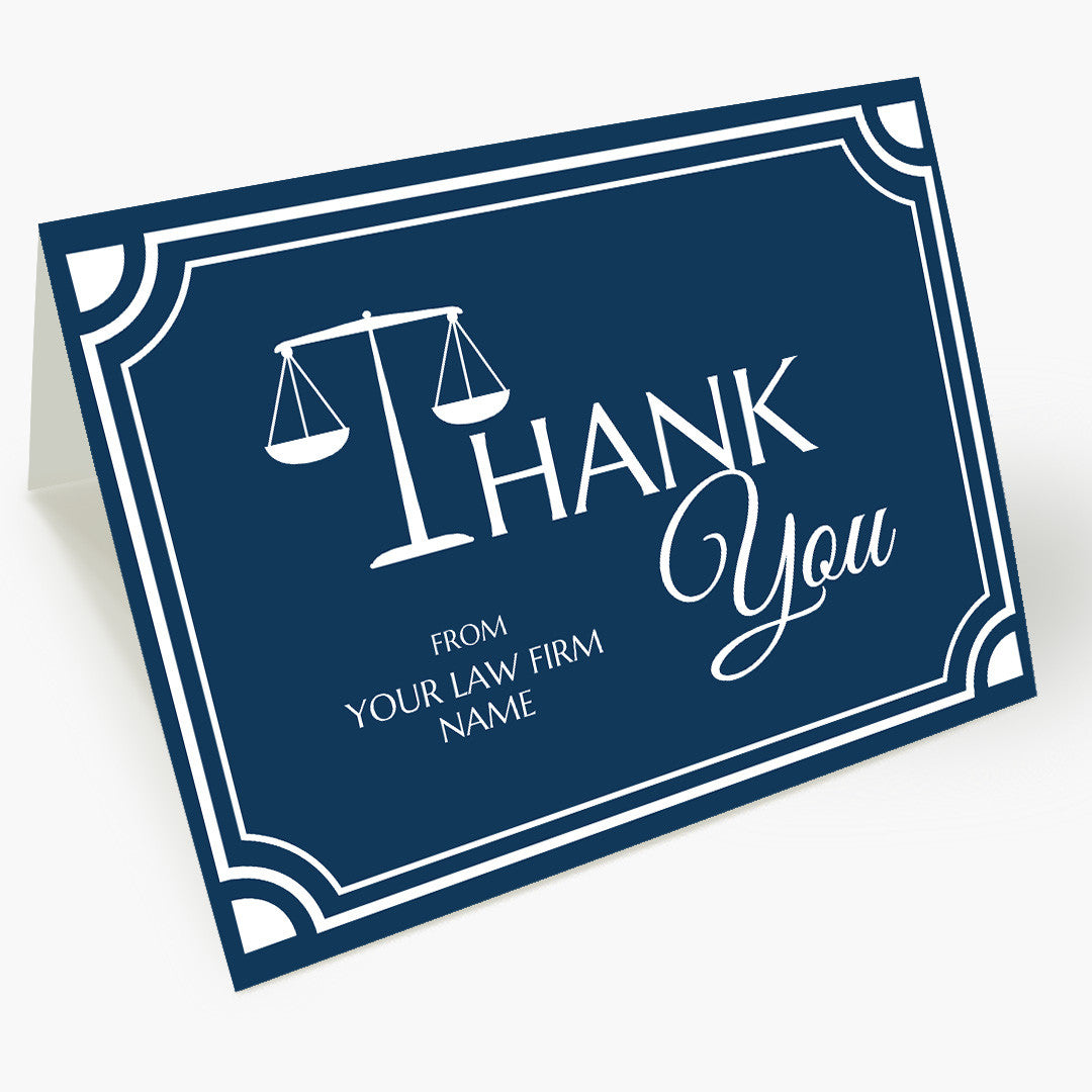 Scales Law Firm Thank You Card