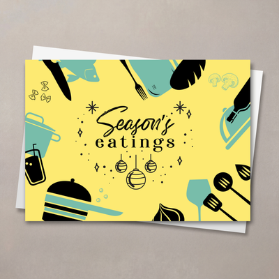 Season's Eatings Christmas Card