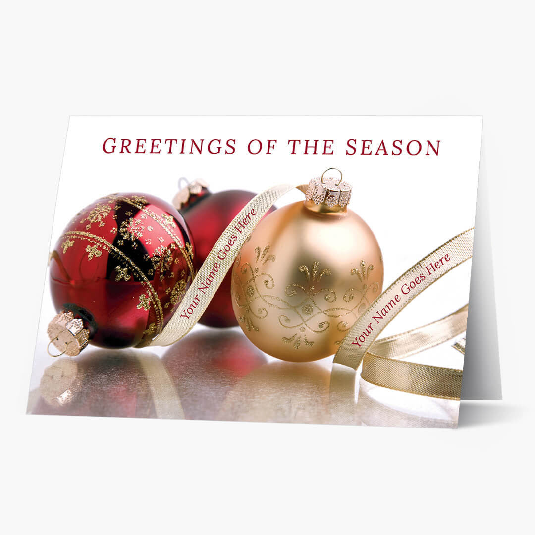 Seasonal Trimmings Holiday Card