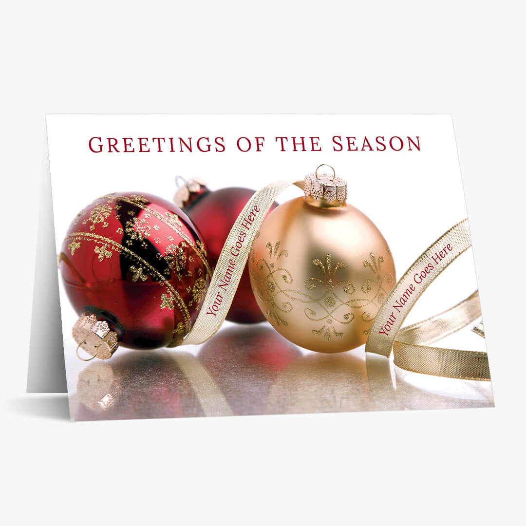 Seasonal Trimmings Holiday Card