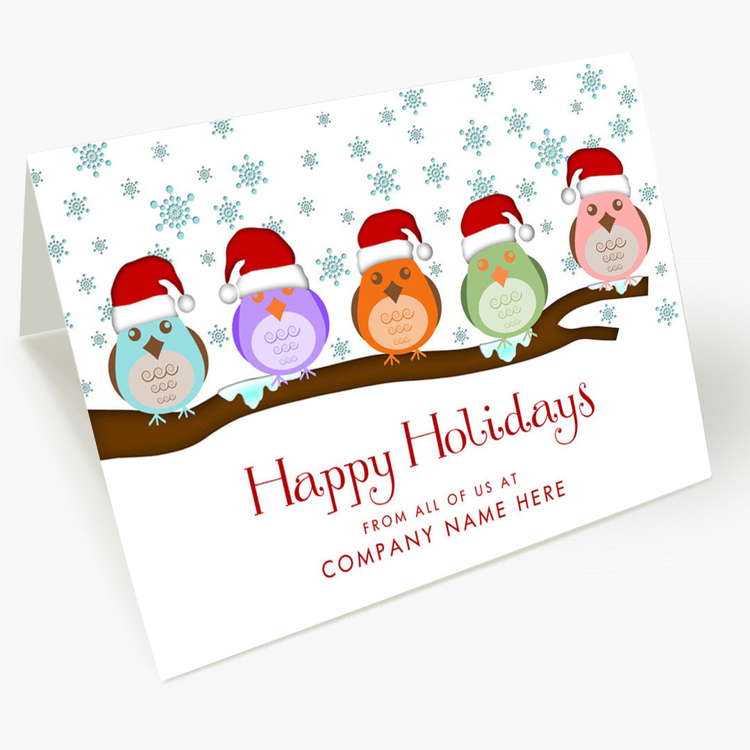 Snow Birds Holiday Card