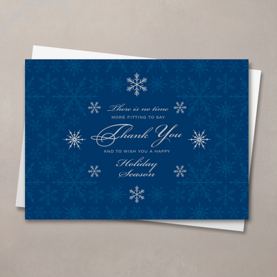 Snowflake Thank You Card