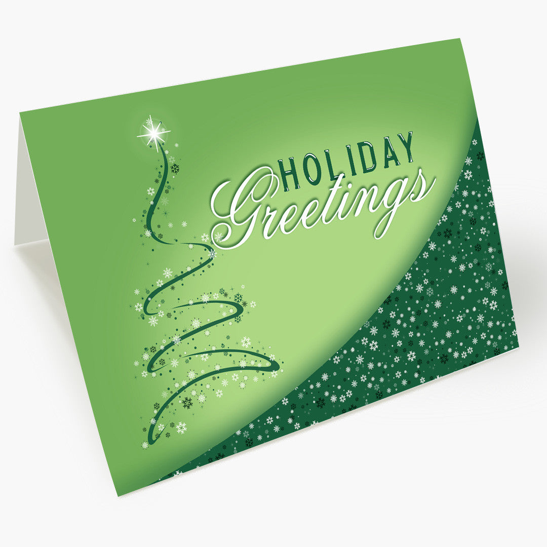 Snowflake Tree Holiday Card