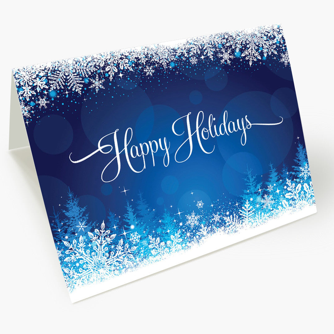Snowy Glow Holiday Card