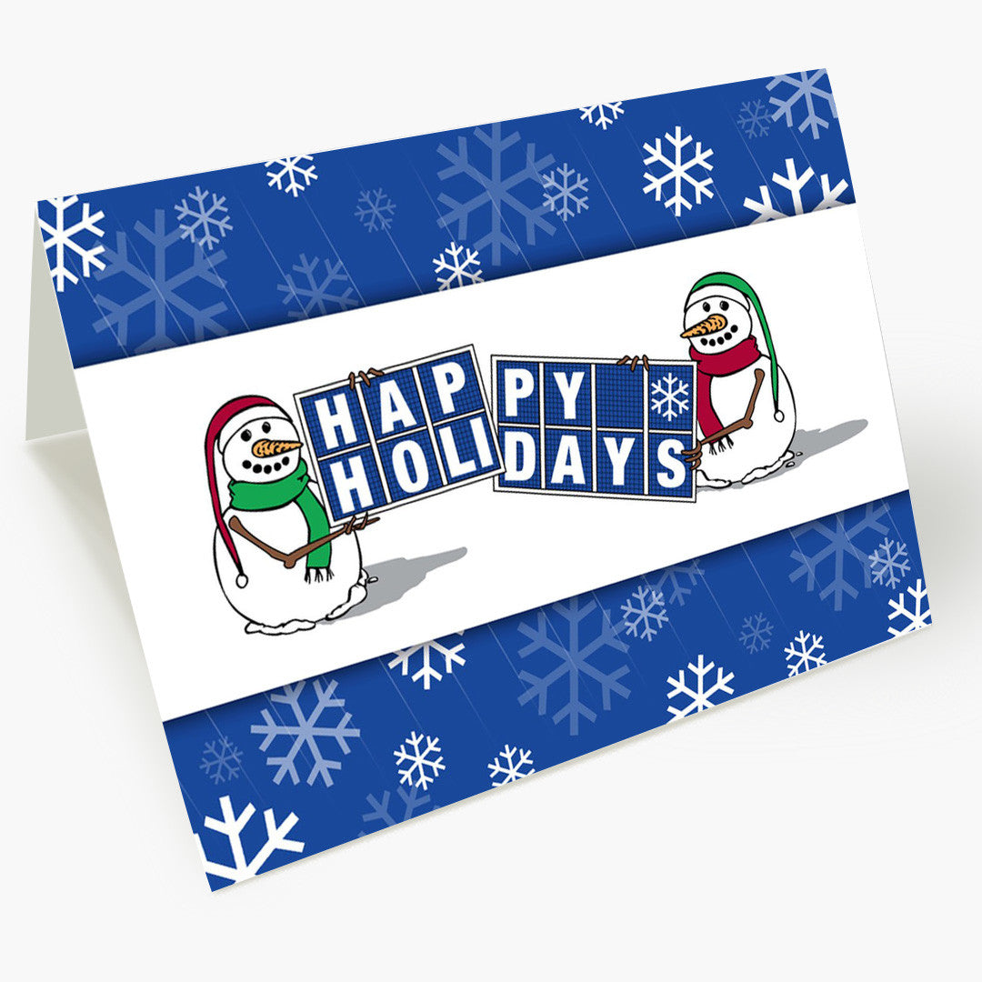 Solar Panel Greetings Holiday Card