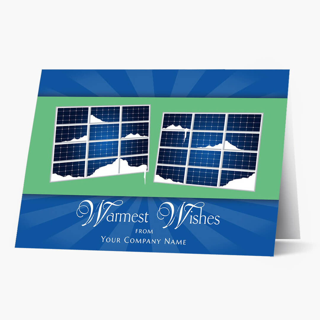 Solar Warm Wishes Holiday Card