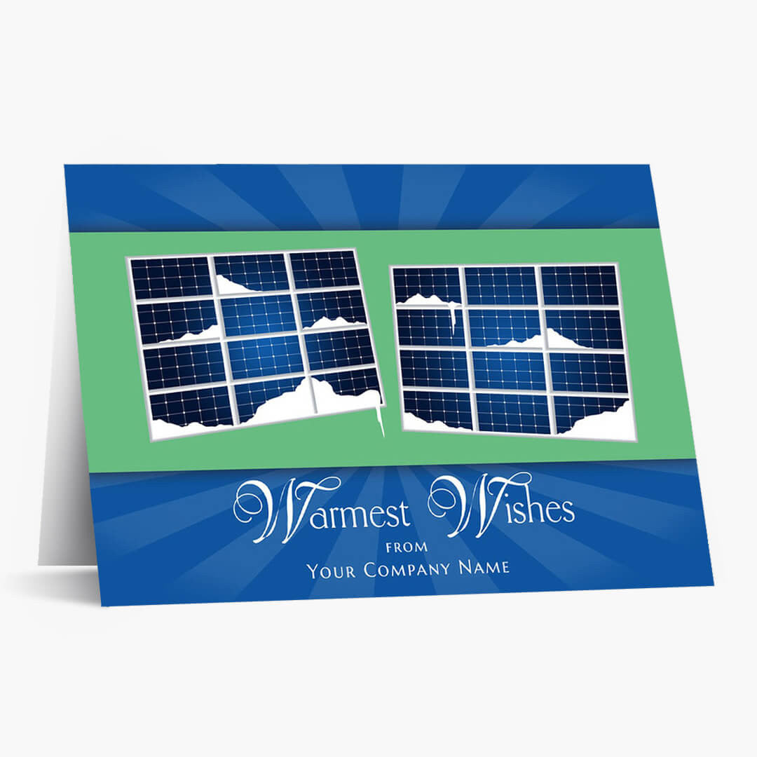 Solar Warm Wishes Holiday Card