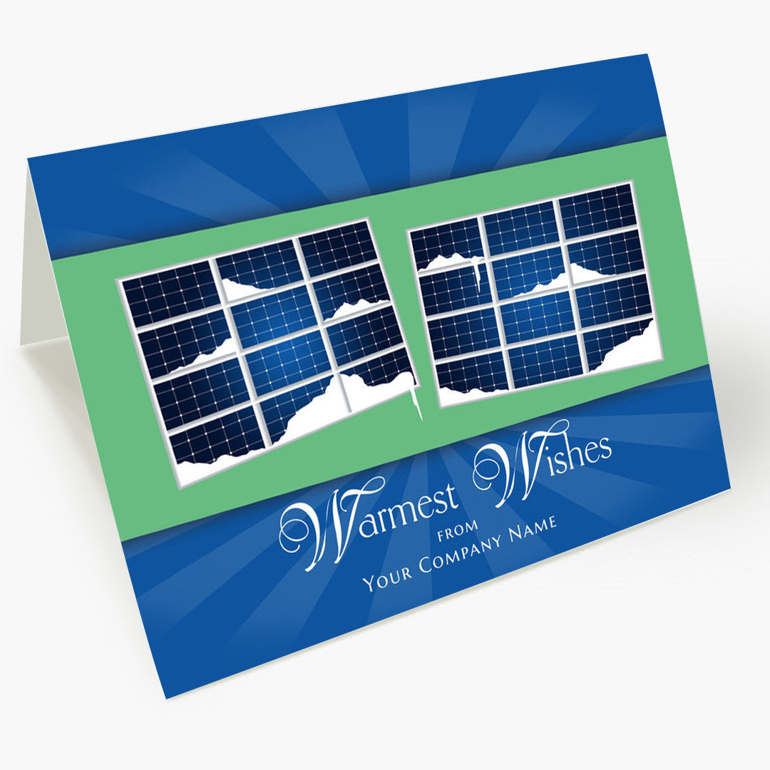 Solar Warm Wishes Holiday Card