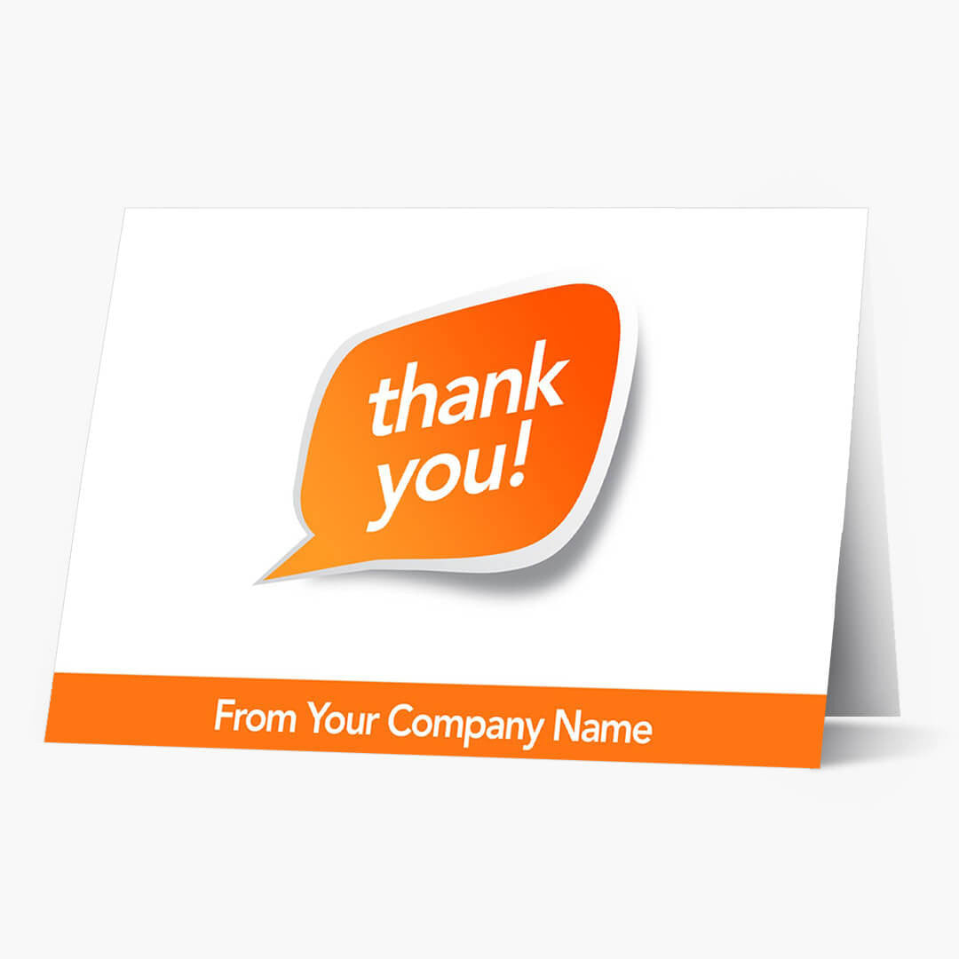 Speech Bubble Thank You Card