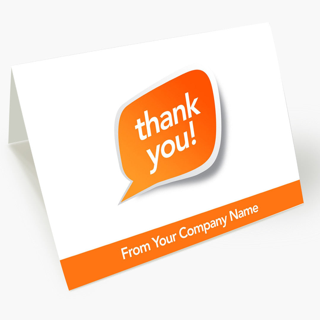 Speech Bubble Thank You Card