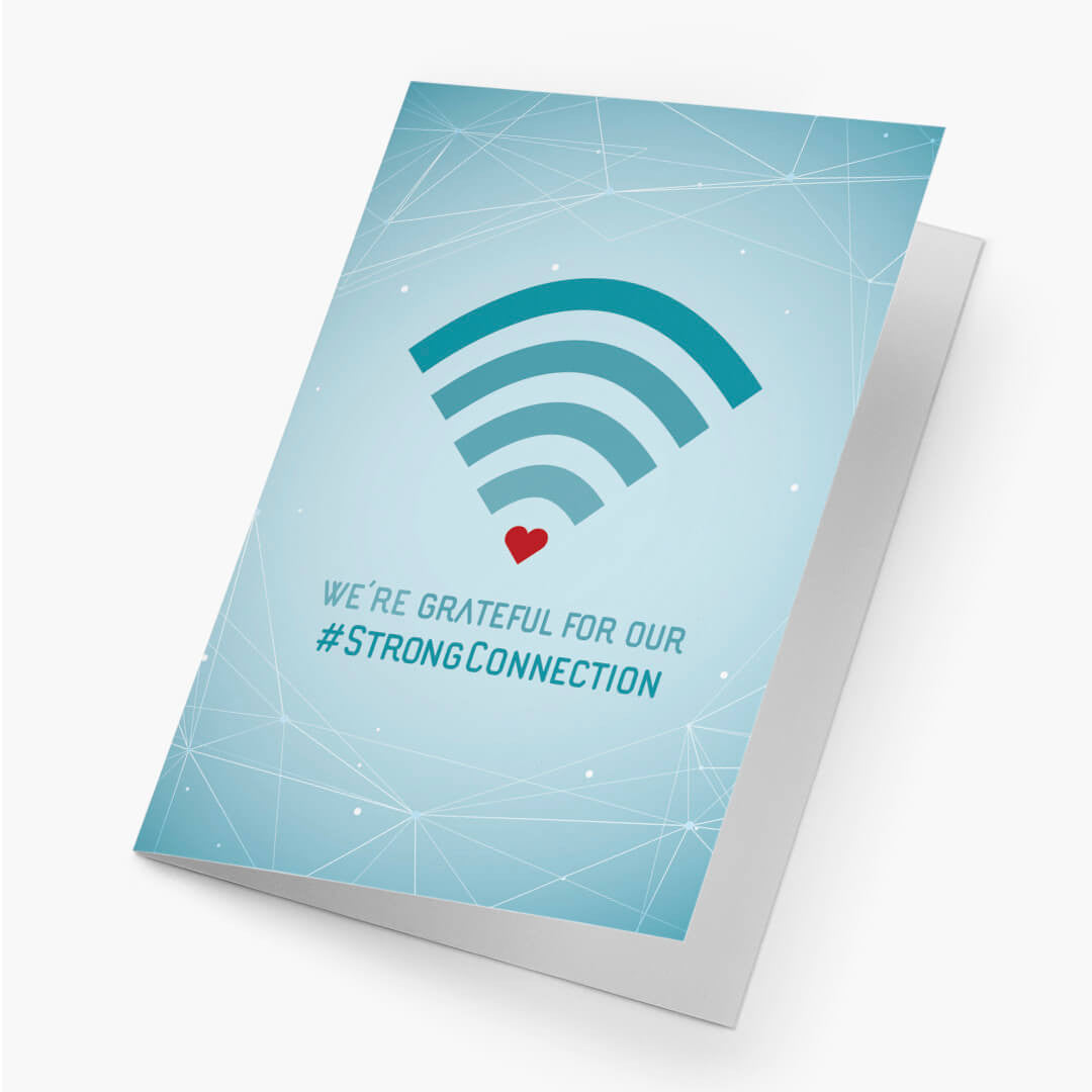 Strong Connection Thank You Card