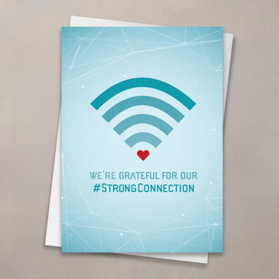 Strong Connection Thank You Card
